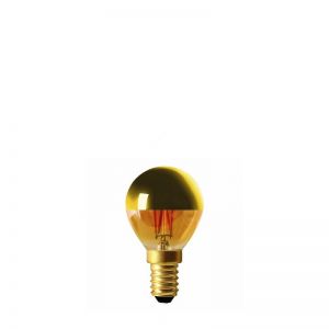 Ampoule LED E14 calotte dorée