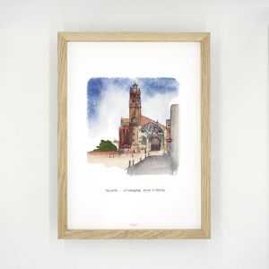 Aquarelle de Toulouse...